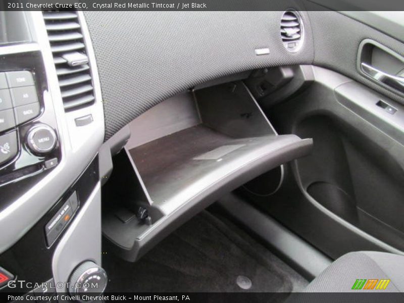 Crystal Red Metallic Tintcoat / Jet Black 2011 Chevrolet Cruze ECO