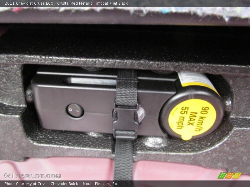 Crystal Red Metallic Tintcoat / Jet Black 2011 Chevrolet Cruze ECO