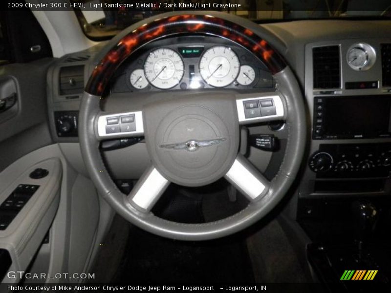 Light Sandstone Metallic / Dark Khaki/Light Graystone 2009 Chrysler 300 C HEMI