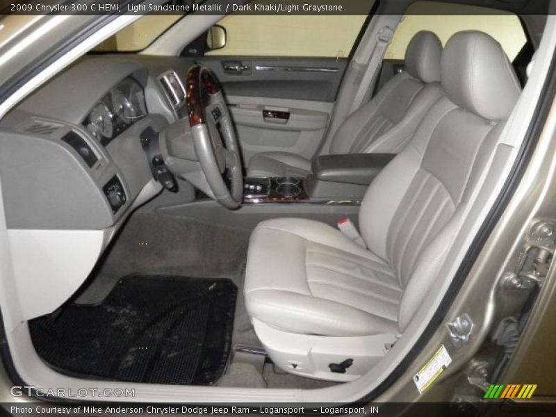 Light Sandstone Metallic / Dark Khaki/Light Graystone 2009 Chrysler 300 C HEMI