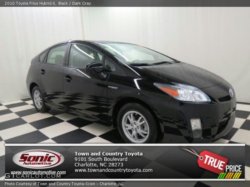 Black / Dark Gray 2010 Toyota Prius Hybrid II