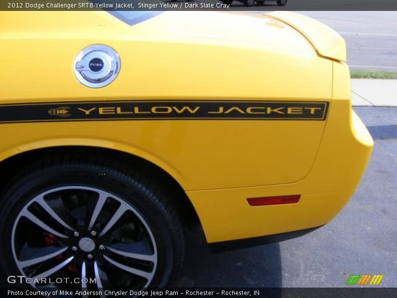 Stinger Yellow / Dark Slate Gray 2012 Dodge Challenger SRT8 Yellow Jacket