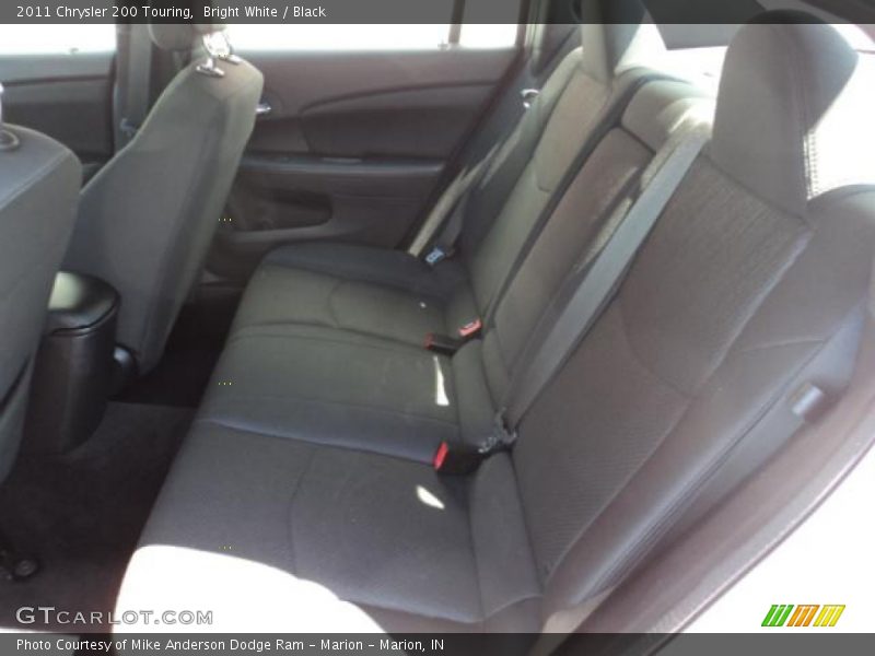 Bright White / Black 2011 Chrysler 200 Touring