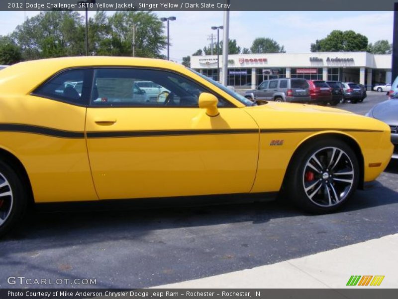 Stinger Yellow / Dark Slate Gray 2012 Dodge Challenger SRT8 Yellow Jacket