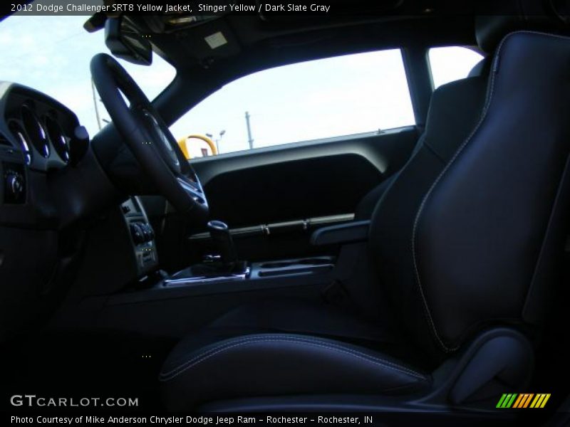 Stinger Yellow / Dark Slate Gray 2012 Dodge Challenger SRT8 Yellow Jacket