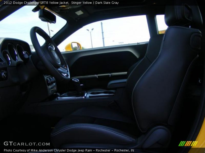 Stinger Yellow / Dark Slate Gray 2012 Dodge Challenger SRT8 Yellow Jacket