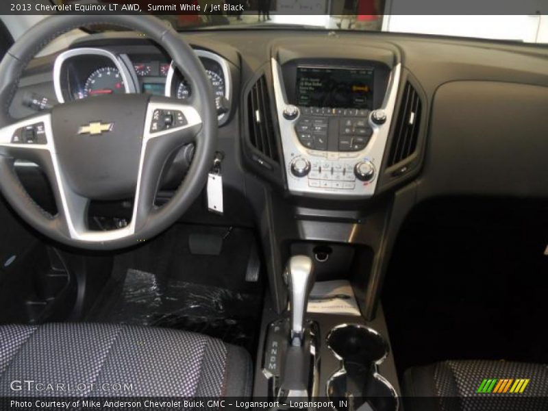 Summit White / Jet Black 2013 Chevrolet Equinox LT AWD