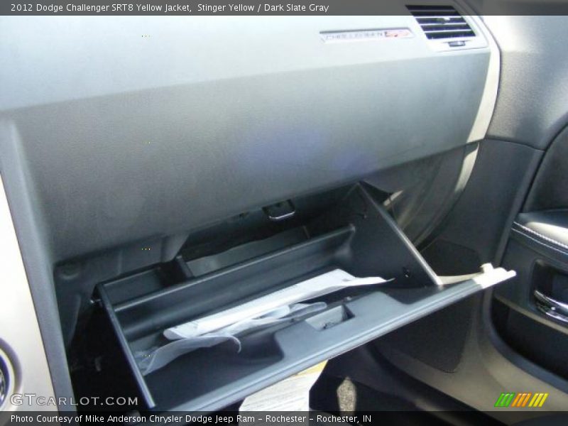 Stinger Yellow / Dark Slate Gray 2012 Dodge Challenger SRT8 Yellow Jacket