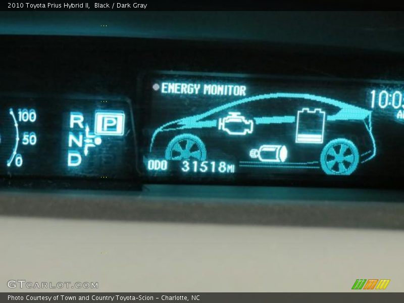 Black / Dark Gray 2010 Toyota Prius Hybrid II