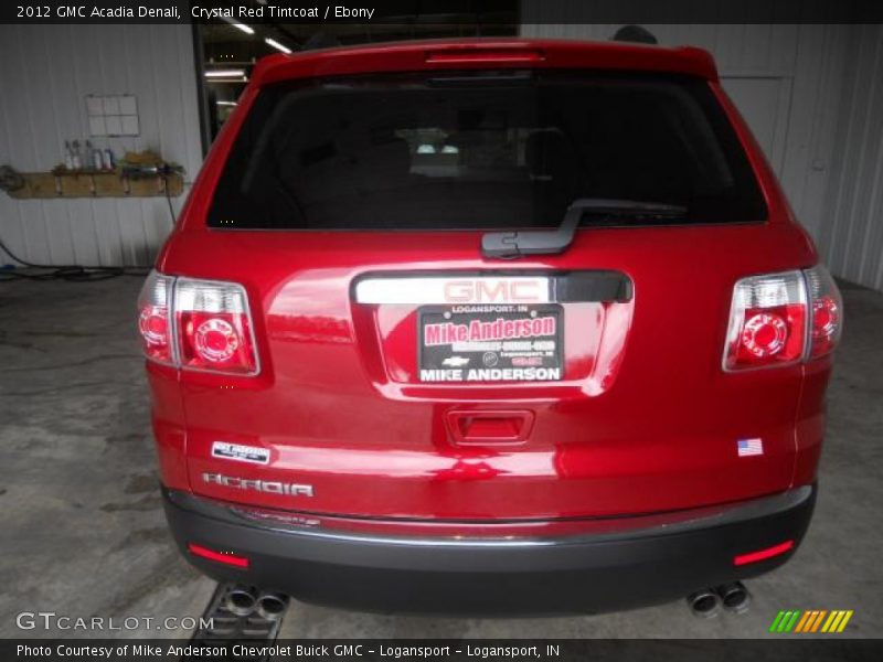 Crystal Red Tintcoat / Ebony 2012 GMC Acadia Denali
