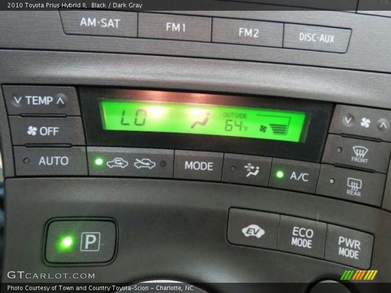 Black / Dark Gray 2010 Toyota Prius Hybrid II
