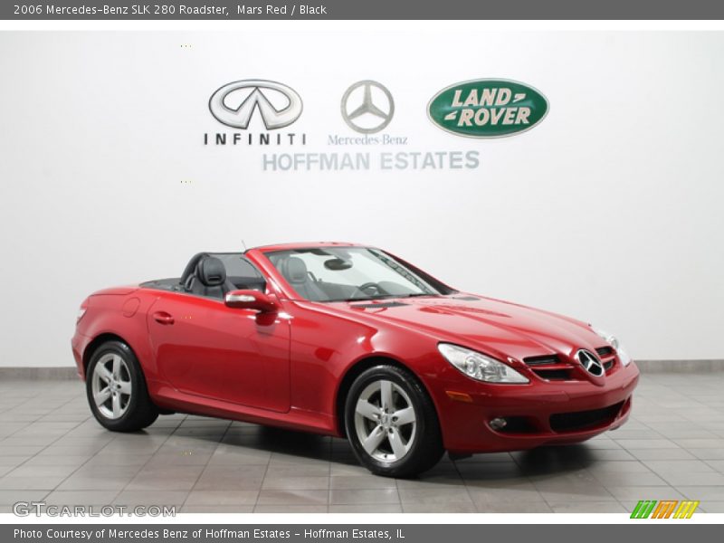 Mars Red / Black 2006 Mercedes-Benz SLK 280 Roadster