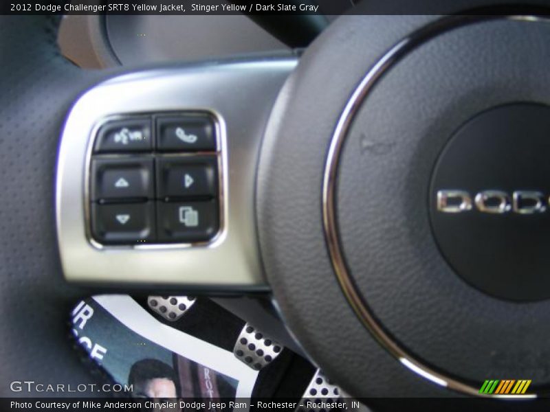 Stinger Yellow / Dark Slate Gray 2012 Dodge Challenger SRT8 Yellow Jacket
