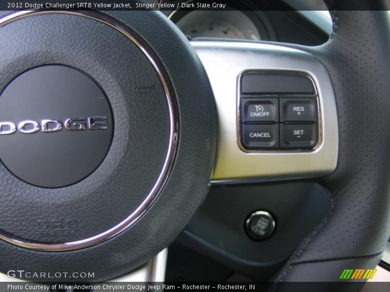 Stinger Yellow / Dark Slate Gray 2012 Dodge Challenger SRT8 Yellow Jacket