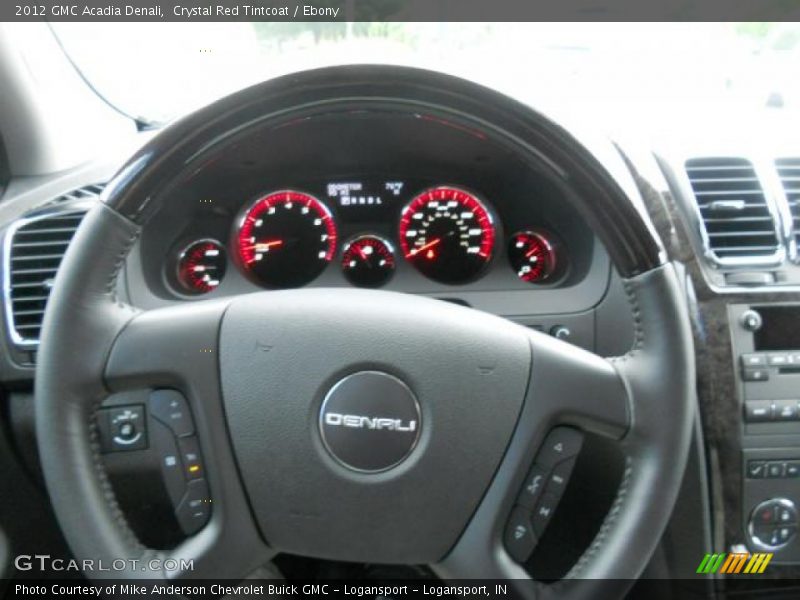 Crystal Red Tintcoat / Ebony 2012 GMC Acadia Denali
