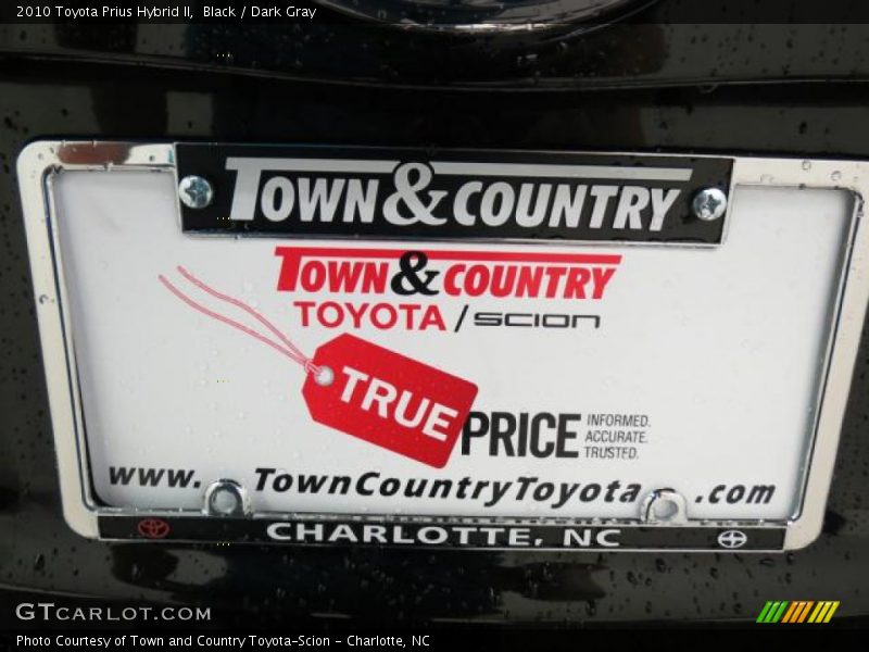 Black / Dark Gray 2010 Toyota Prius Hybrid II