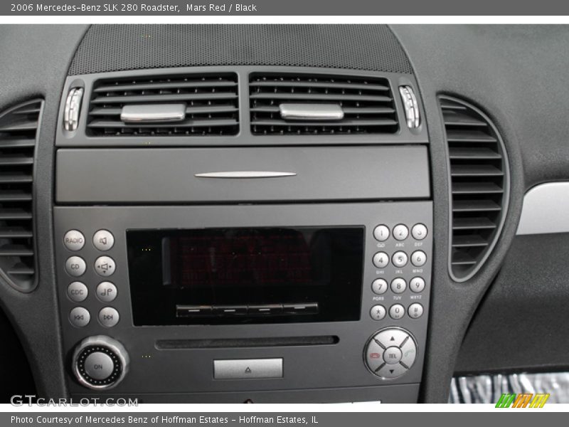 Controls of 2006 SLK 280 Roadster