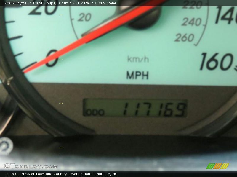 Cosmic Blue Metallic / Dark Stone 2006 Toyota Solara SE Coupe