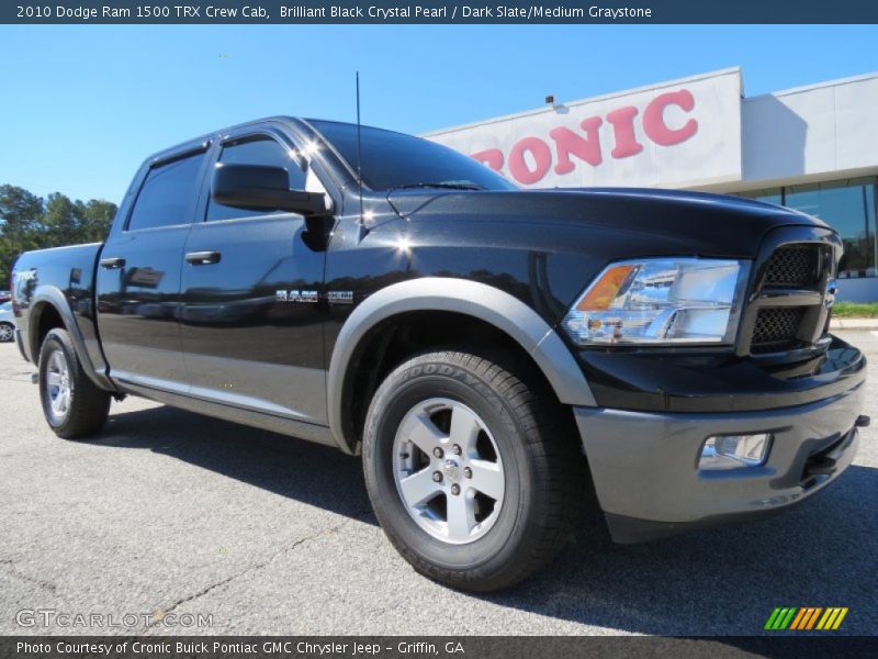 Brilliant Black Crystal Pearl / Dark Slate/Medium Graystone 2010 Dodge Ram 1500 TRX Crew Cab