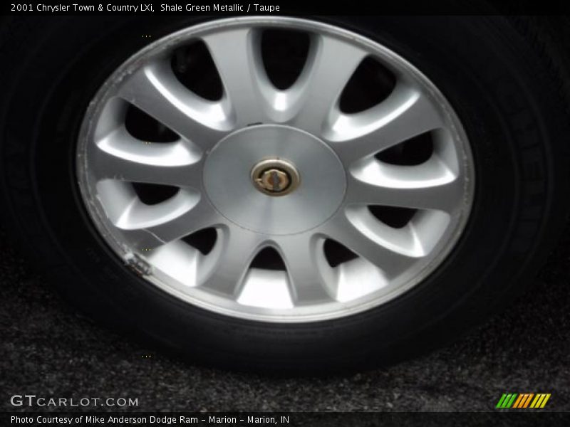 Shale Green Metallic / Taupe 2001 Chrysler Town & Country LXi