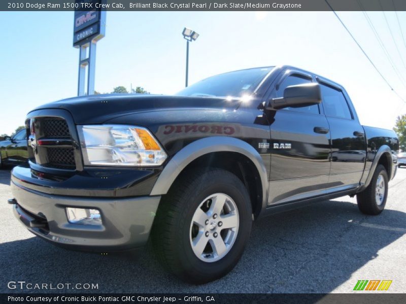 Brilliant Black Crystal Pearl / Dark Slate/Medium Graystone 2010 Dodge Ram 1500 TRX Crew Cab