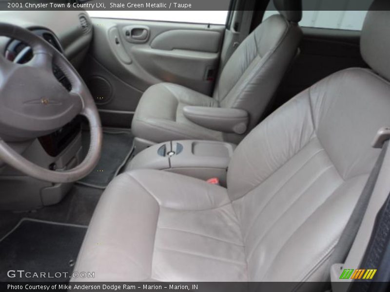 Shale Green Metallic / Taupe 2001 Chrysler Town & Country LXi