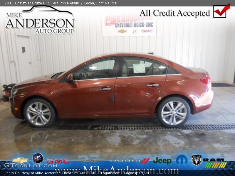 Autumn Metallic / Cocoa/Light Neutral 2013 Chevrolet Cruze LTZ
