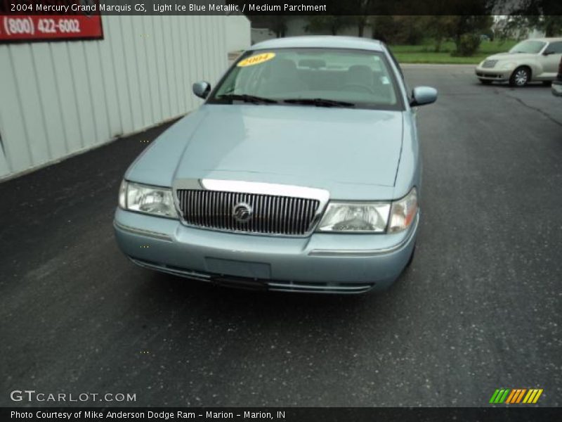 Light Ice Blue Metallic / Medium Parchment 2004 Mercury Grand Marquis GS