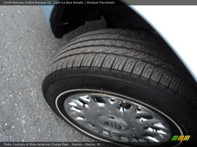 Light Ice Blue Metallic / Medium Parchment 2004 Mercury Grand Marquis GS