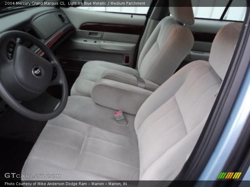Light Ice Blue Metallic / Medium Parchment 2004 Mercury Grand Marquis GS