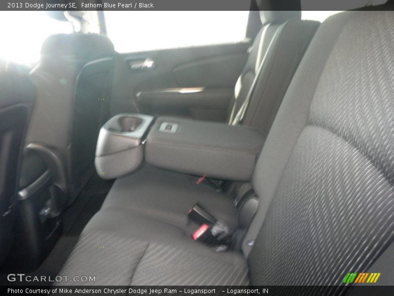 Fathom Blue Pearl / Black 2013 Dodge Journey SE