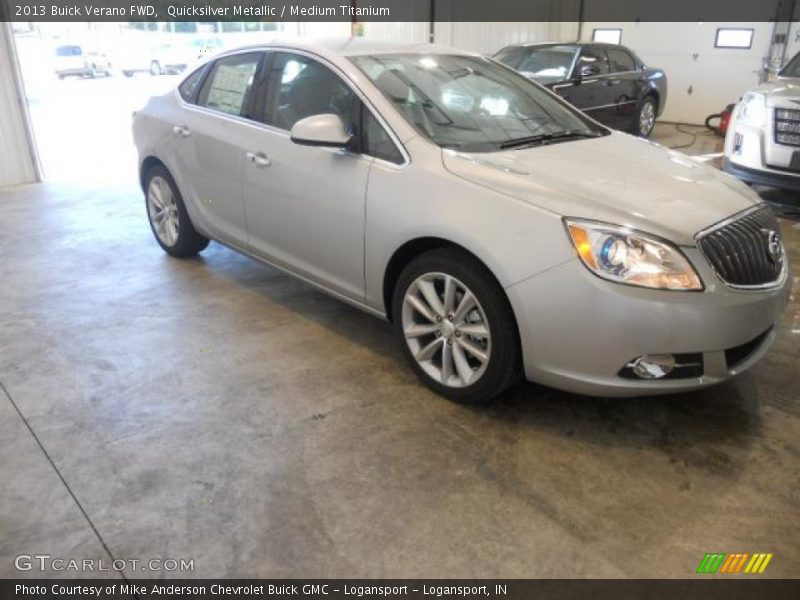 Quicksilver Metallic / Medium Titanium 2013 Buick Verano FWD