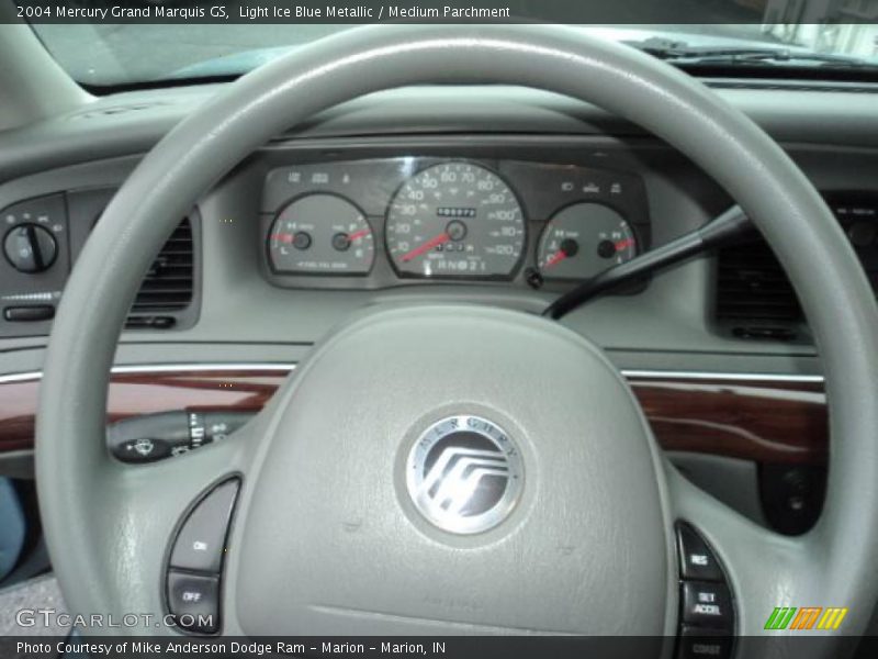 Light Ice Blue Metallic / Medium Parchment 2004 Mercury Grand Marquis GS