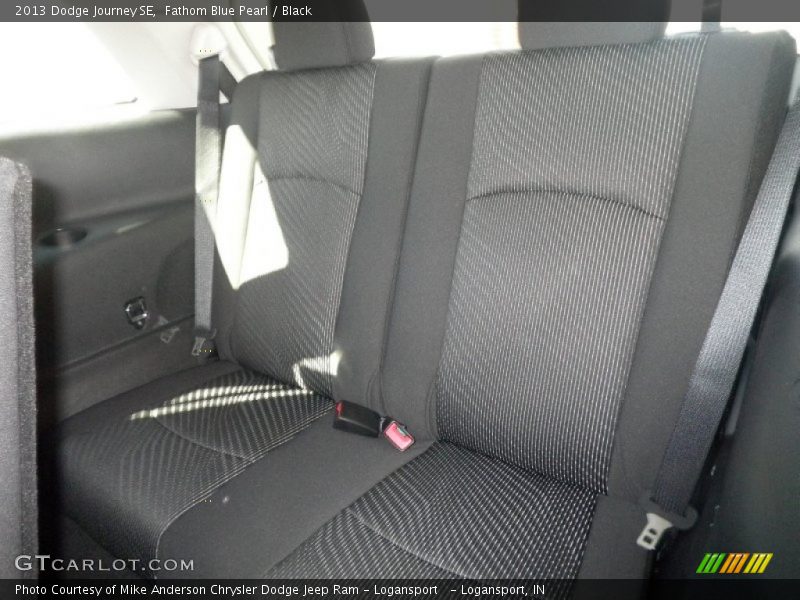 Fathom Blue Pearl / Black 2013 Dodge Journey SE