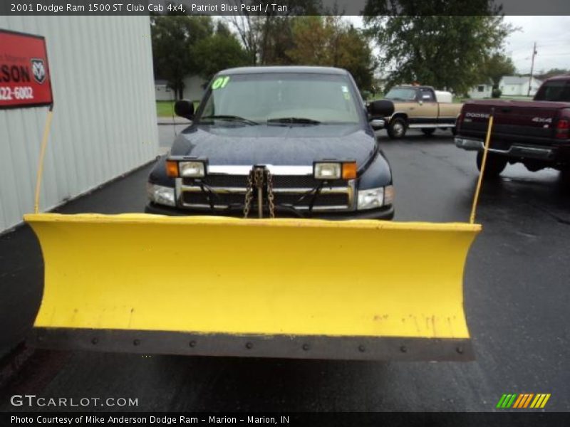 Patriot Blue Pearl / Tan 2001 Dodge Ram 1500 ST Club Cab 4x4