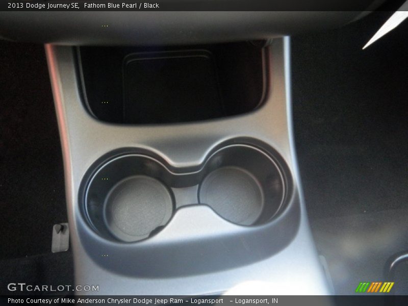 Fathom Blue Pearl / Black 2013 Dodge Journey SE