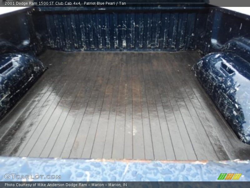 Patriot Blue Pearl / Tan 2001 Dodge Ram 1500 ST Club Cab 4x4