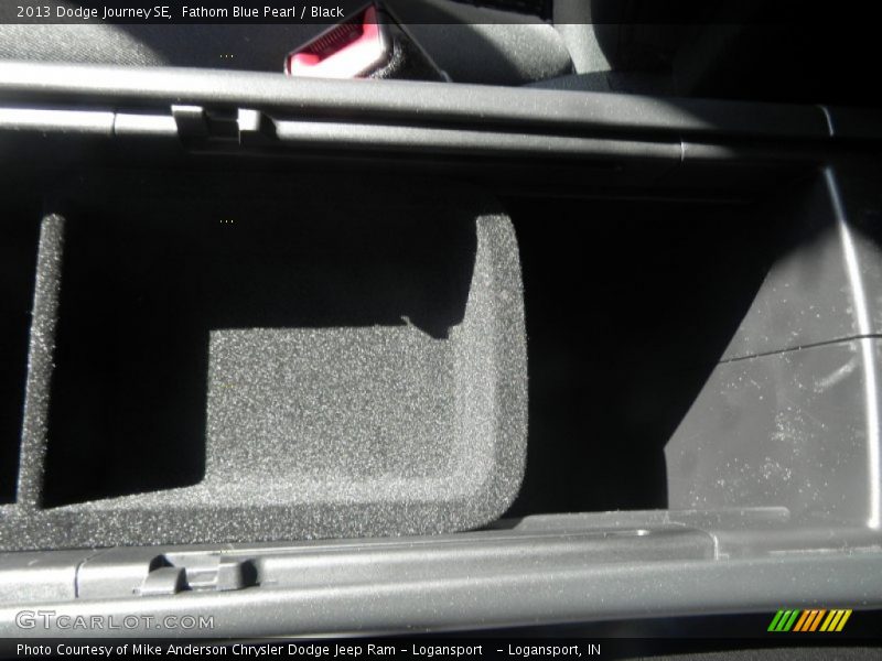 Fathom Blue Pearl / Black 2013 Dodge Journey SE