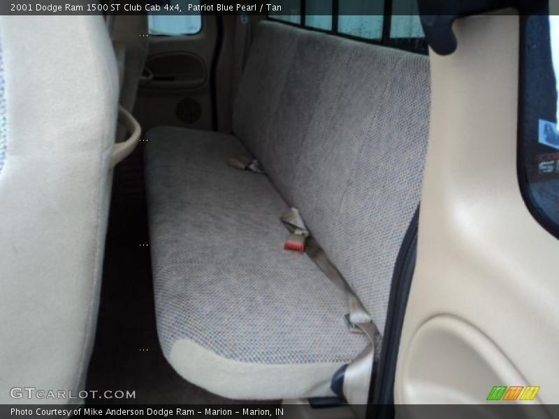 Patriot Blue Pearl / Tan 2001 Dodge Ram 1500 ST Club Cab 4x4