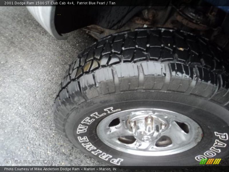 Patriot Blue Pearl / Tan 2001 Dodge Ram 1500 ST Club Cab 4x4