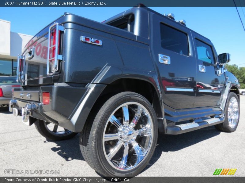 Slate Blue Metallic / Ebony Black 2007 Hummer H2 SUT