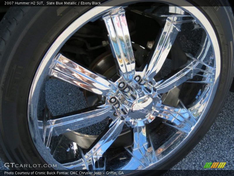 Slate Blue Metallic / Ebony Black 2007 Hummer H2 SUT