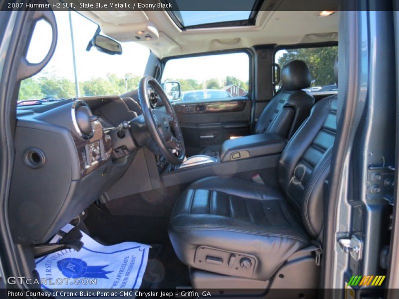 Slate Blue Metallic / Ebony Black 2007 Hummer H2 SUT