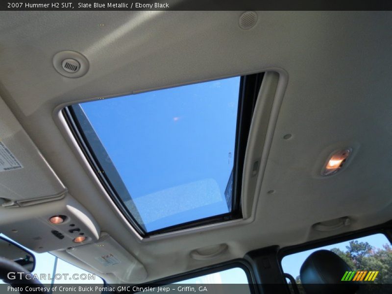 Slate Blue Metallic / Ebony Black 2007 Hummer H2 SUT