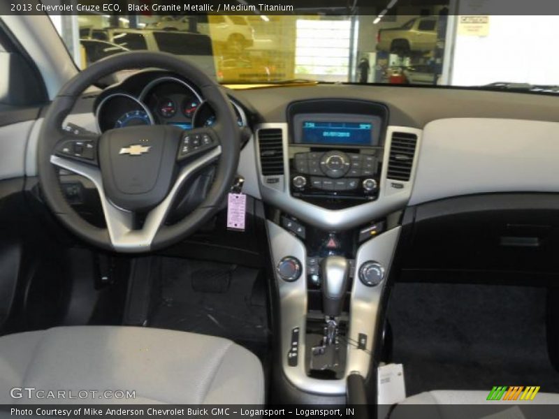 Black Granite Metallic / Medium Titanium 2013 Chevrolet Cruze ECO