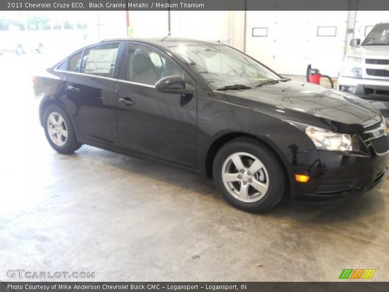 Black Granite Metallic / Medium Titanium 2013 Chevrolet Cruze ECO