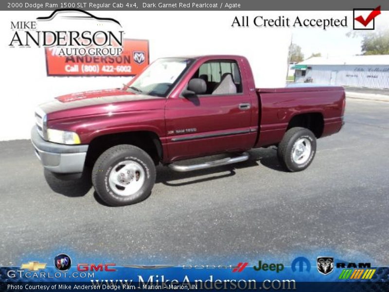 Dark Garnet Red Pearlcoat / Agate 2000 Dodge Ram 1500 SLT Regular Cab 4x4