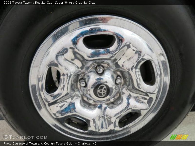 Super White / Graphite Gray 2008 Toyota Tacoma Regular Cab