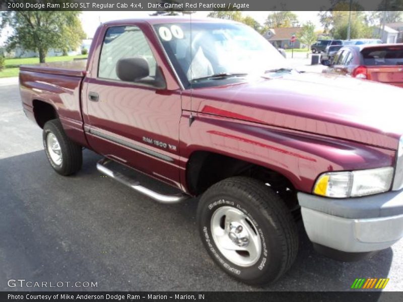 Dark Garnet Red Pearlcoat / Agate 2000 Dodge Ram 1500 SLT Regular Cab 4x4