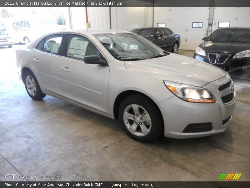 Silver Ice Metallic / Jet Black/Titanium 2013 Chevrolet Malibu LS